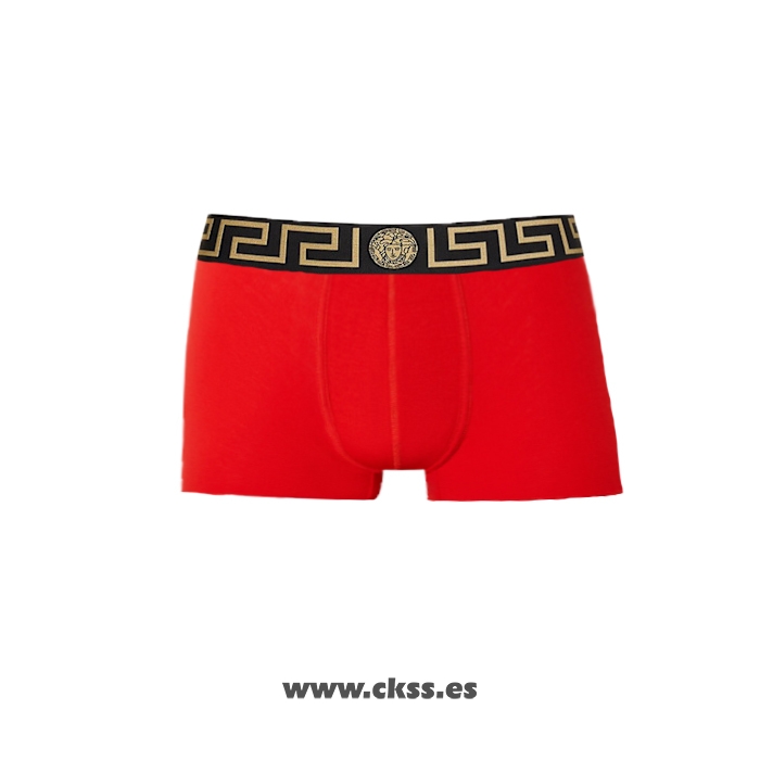 Nuevo Boxer Versace Hombre Negro Rojo